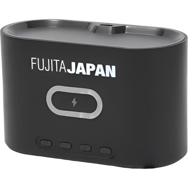 RELOJ DE MESA FUJITA JAPAN CON CARGADOR WIRELESS BLACK FJ0051