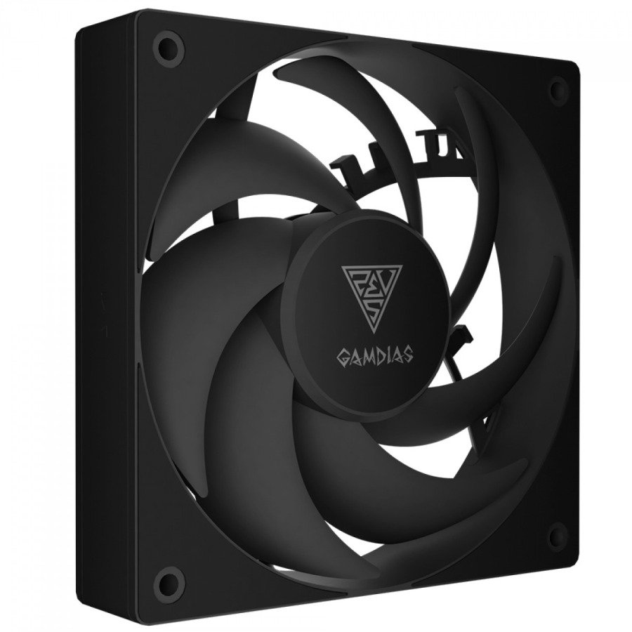 COOLER GAMDIAS NOTUS M1-1201 PWM 120MM BLACK (1FAN)
