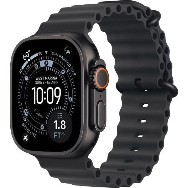 APPLE WATCH ULTRA 3 49MM GPS CELL MF0J4LW/A TITANIUM BLACK BANDA BLACK OCEAN